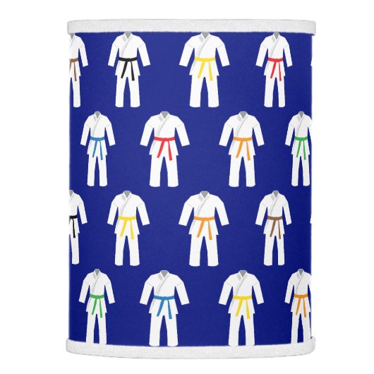 Karate Suits Martial Arts Themed Lamp Shade (Right)