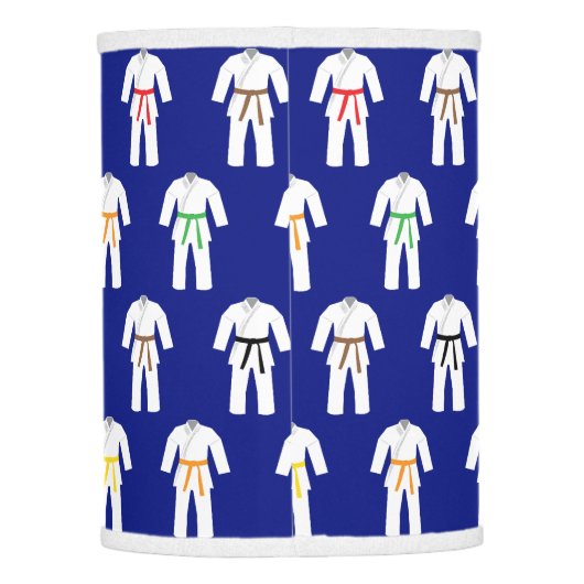Karate Suits Martial Arts Themed Lamp Shade (Back)