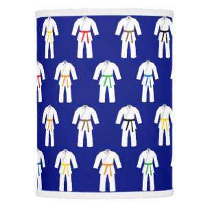 Karate Suits Martial Arts Themed Lamp Shade