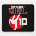Karate Taekwondo 10 Years Old Birthday Martial Art Mouse Pad