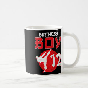 Karate Taekwondo 12 Years Old Birthday Martial Art Coffee Mug