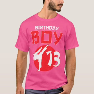Karate Taekwondo 13 Years Old Birthday Martial Art T-Shirt