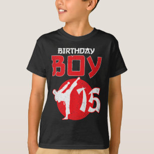 Karate Taekwondo 15 Years Old Birthday Martial Art T-Shirt