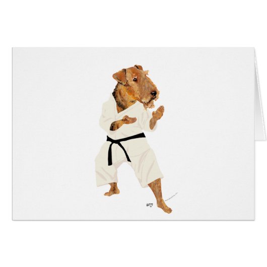 Karate Terrier Cards (Front Horizontal)