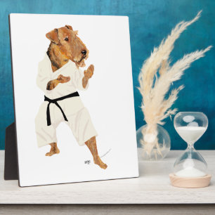 Karate Terrier Plaque