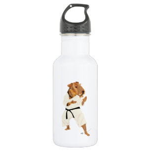 Karate Terrier Water Bottle