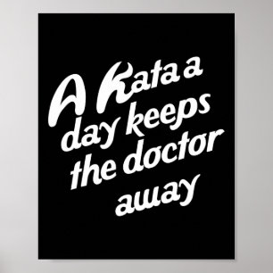 Karate . Traditional Shotokan Karate Dojo  Poster