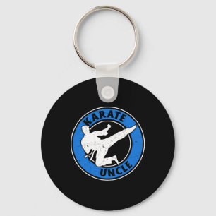 Karate Uncle Karate Fighting Uncle Karate Fighter  Keychain