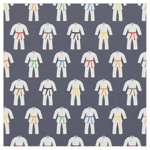 Karate Uniform Martial Arts Pattern Fabric