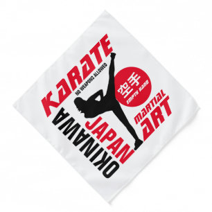 Karate Woman Bandana