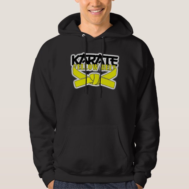 Karate Yellow Belt Hoodie (Front)