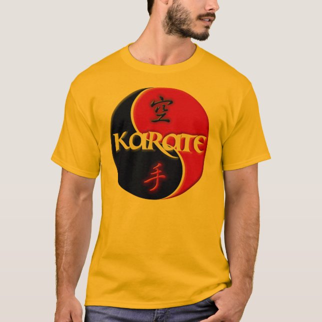 Karate Yin Yang T-Shirt (Front)