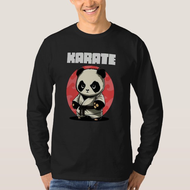 Karateka Karate Panda T-Shirt (Front)