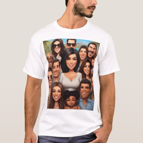 Kardashian Cartoons Couture T_Shirt