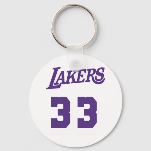 Kareem Abdul_Jabbar Jersey 33 Keychain