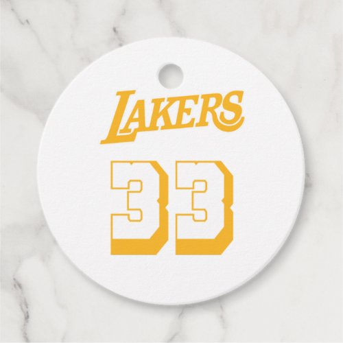 Kareem Abdul_Jabbar Jersey Favor Tags