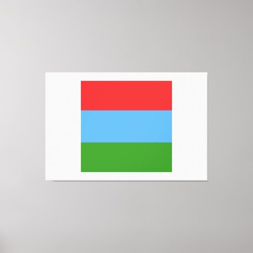 Karelia Flag Emblem Canvas Print