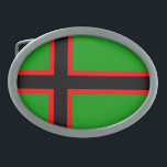 Karelia National Flag Belt Buckle<br><div class="desc">Patriotic flag of Karelia.</div>