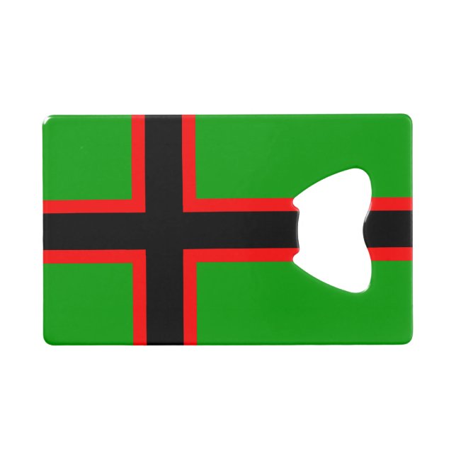 Karelia National Flag Credit Card Bottle Opener (Front (Horizontal))