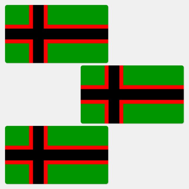 Karelia National Flag Labels (Group)