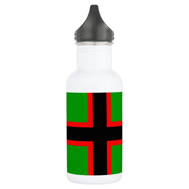 Karelia National Flag Stainless Steel Water Bottle (Left)