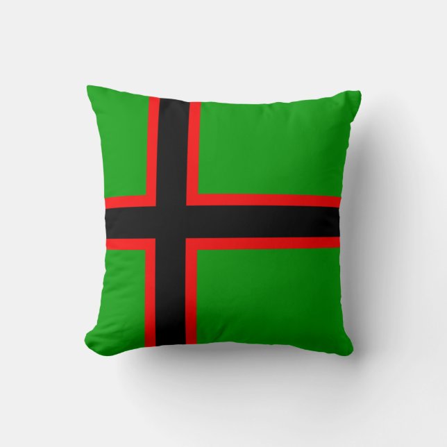 Karelia National Flag Throw Pillow (Front)