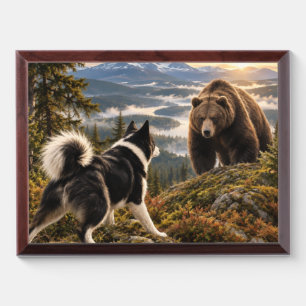 Karelian Bear Dog Award Plaque