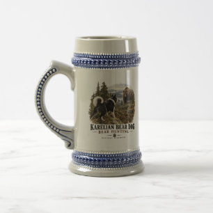 Karelian Bear Dog Beer Stein