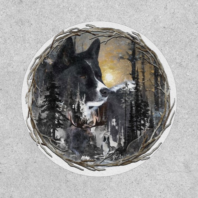 Karelian Bear Dog  Patch (Front)