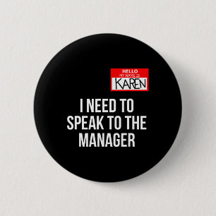 Karen Costume Halloween Can I Speak To The Manager Button