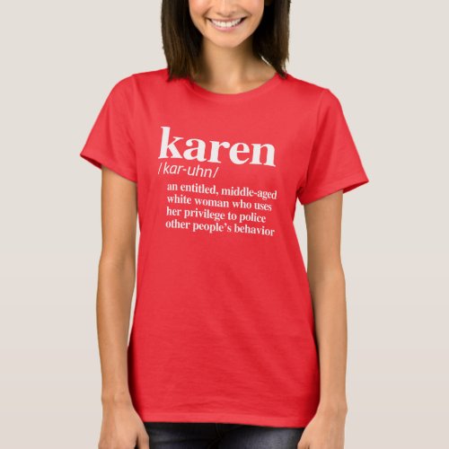 KAREN DEFINITION T_Shirt