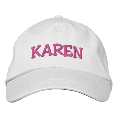 Karen Embroidered Baseball Cap