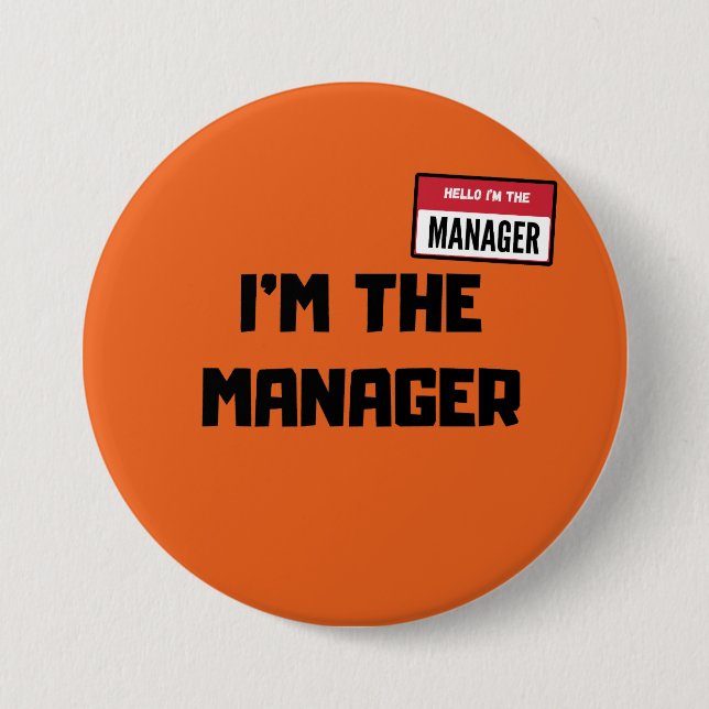 Karen Halloween Costume / I'm The Manager Say Button (Front)