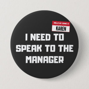 Karen Halloween Costume / Speak To The Manager Say Button