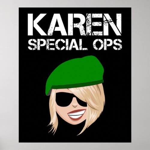 Karen Special Ops Poster