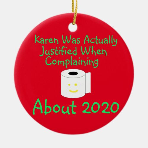 Karen was actually justified when complaining ceramic ornament