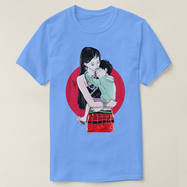 Karenni Happy Mothers Day  T-Shirt (Design Front)