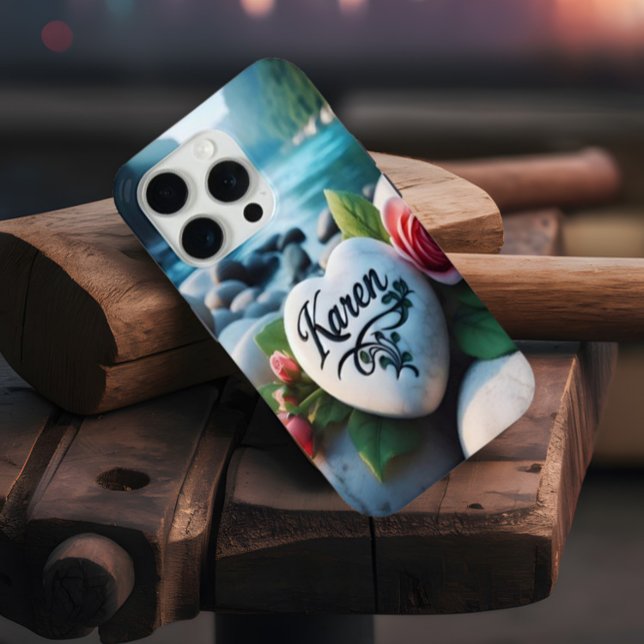Karen's Heart Stone by the River Case-Mate iPhone Case (Creator Uploaded)