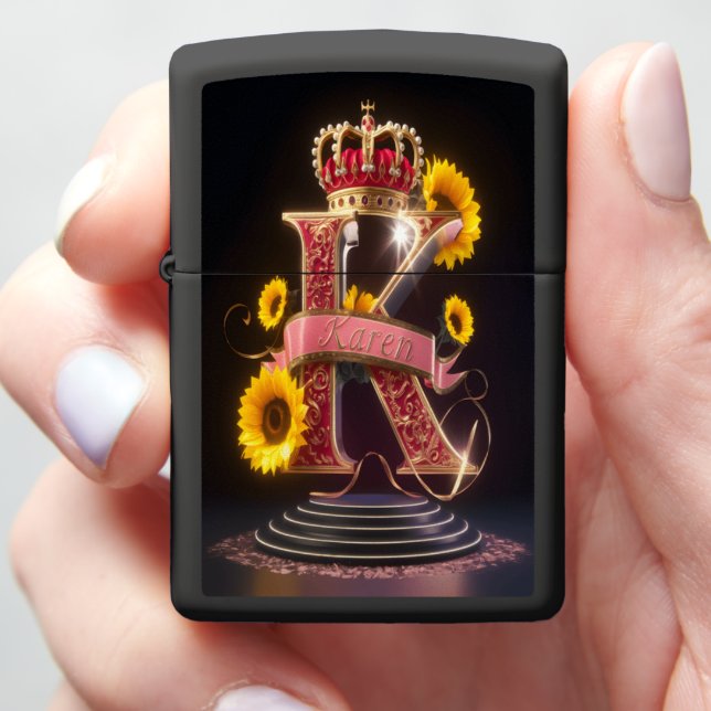 Karen's Regal K Zippo Lighter (In Hand)