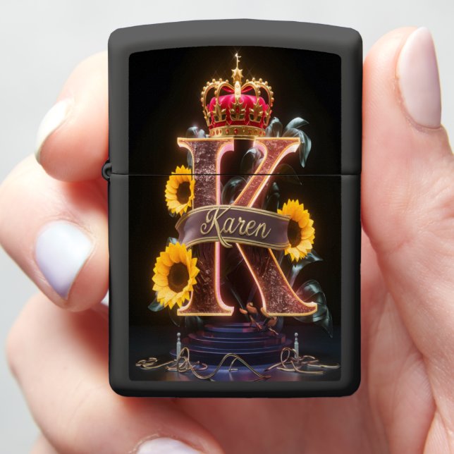 Karen's Regal K Zippo Lighter (In Hand)