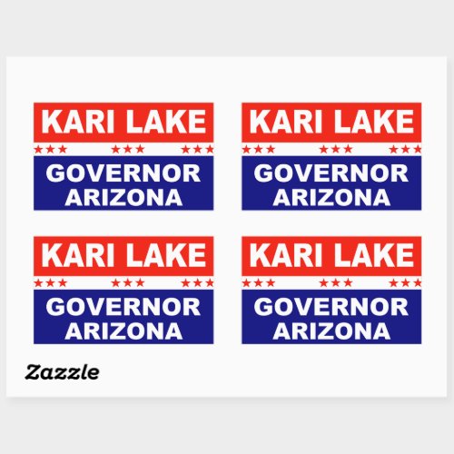 Kari Lake Arizona Governor Rectangular Sticker