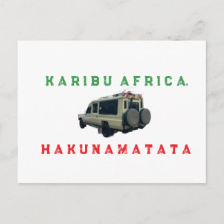 Karibu Africa Postcard | Welcome Africa | Premium