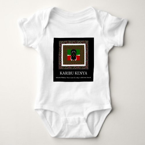 Karibu Kenya Hakuna Matata Baby Bodysuit