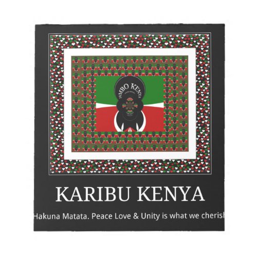 Karibu Kenya Hakuna Matata Notepad