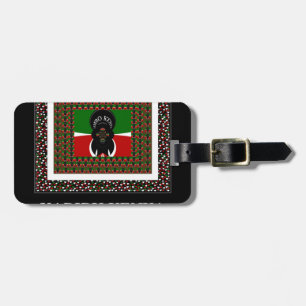 Karibu Kenya: Vibrant National Flag Colors Hakuna Luggage Tag
