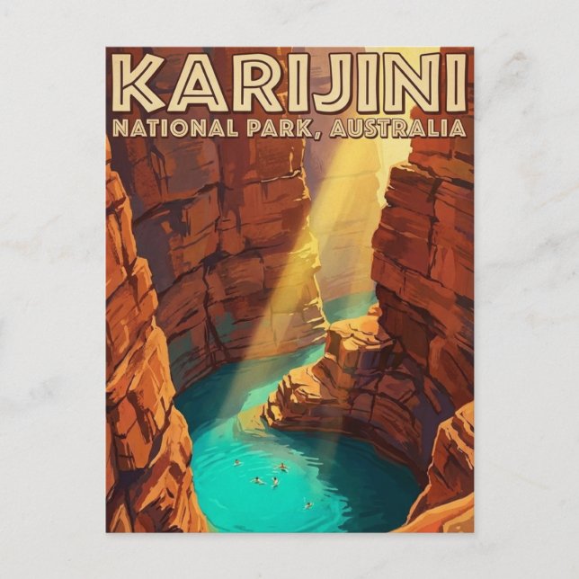 Karijini National Park Australia Postcard (Front)