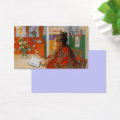 Karin Reading in the Evening (Desk)