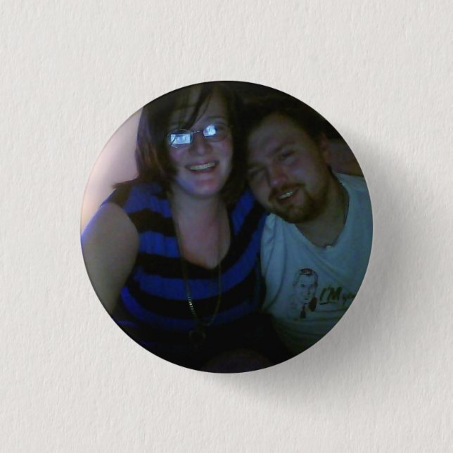 Karina and Henry Pinback Button (Front)