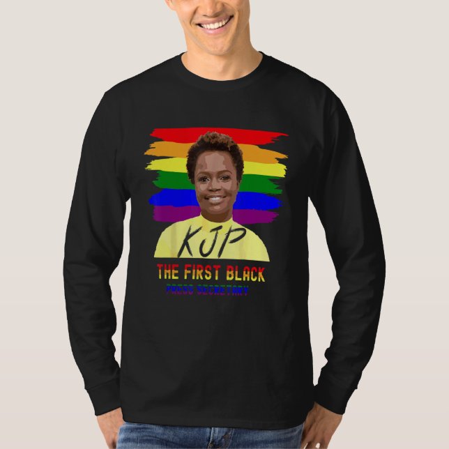 Karine Jean Pierre Black African Woman Secretary P T-Shirt (Front)
