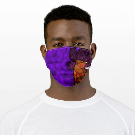 karinsArt - BE YOUR STRONGEST ADVOCATE Adult Cloth Face Mask (Worn)
